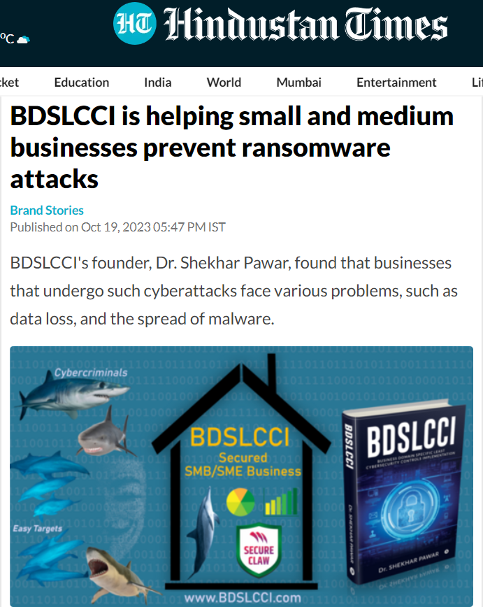 BDSLCCI is helping small and medium businesses prevent ransomware attacks